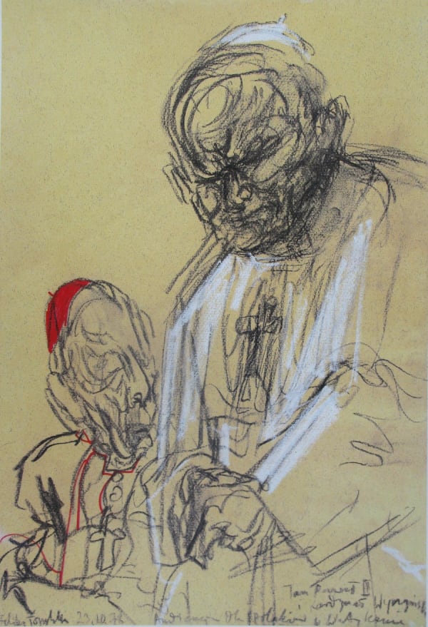 Feliks Topolski RA, Inauguration of His Holiness Pope John Paul II (set of 10)