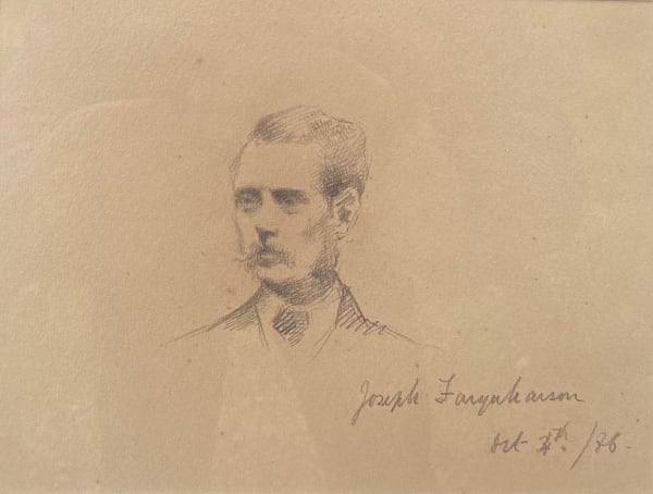 Joseph Farquharson RA, Self Portrait 1886