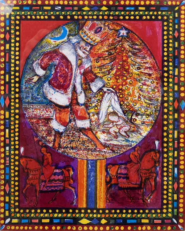 Sir Robin J Philipson RA PRSA FRSA RSW RGI DLitt LLD, Christmas Card