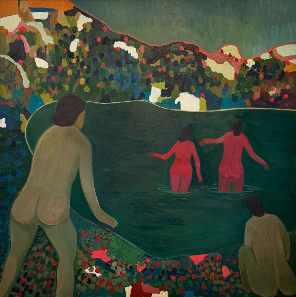 Alexandra Valenti, Sunbathers at Magic Mountain 2, 2025