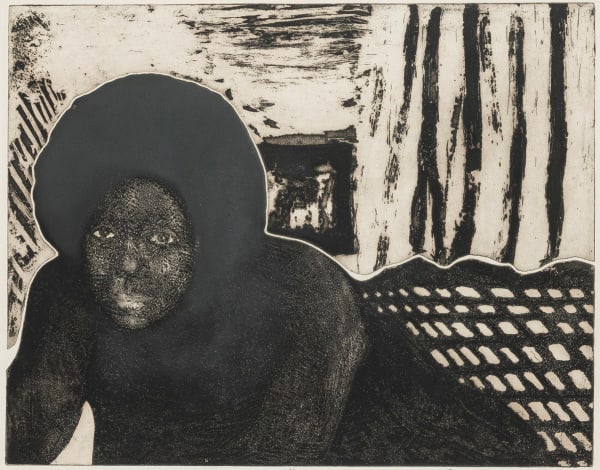 Emma Amos, American Girl (from the portfolio Impressions: Our World, Volume I), 1974