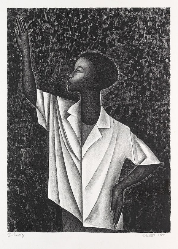 Elizabeth Catlett, Waving, 1989