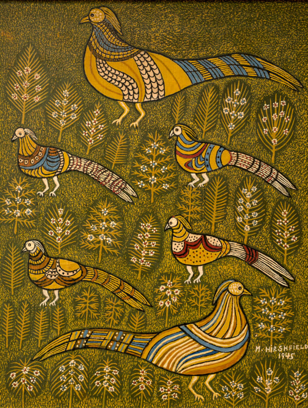 Morris HIRSHFIELD, Pheasants, 1945