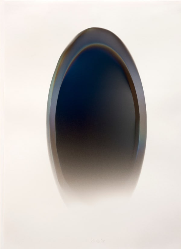Larry Bell MEL 63 (Vapor Drawing), 1984