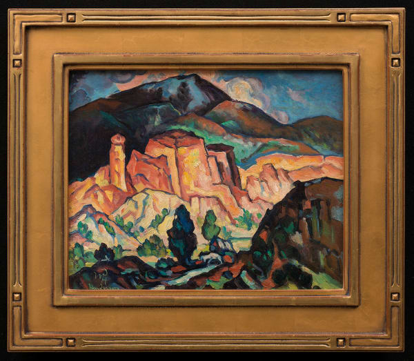 William Penhallow HENDERSON, Untitled (Chimney Rock, Ghost Ranch, Abiquiu, New Mexico), circa 1920