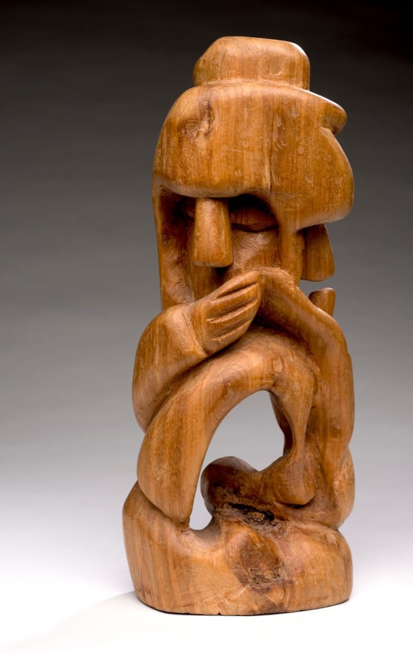 Patricinio Barela, Untitled (Mary & Joseph), ca. 1970