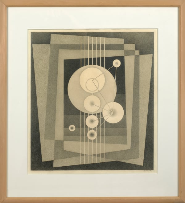 Emil J. Bisttram, Untitled (Abstraction), circa 1938
