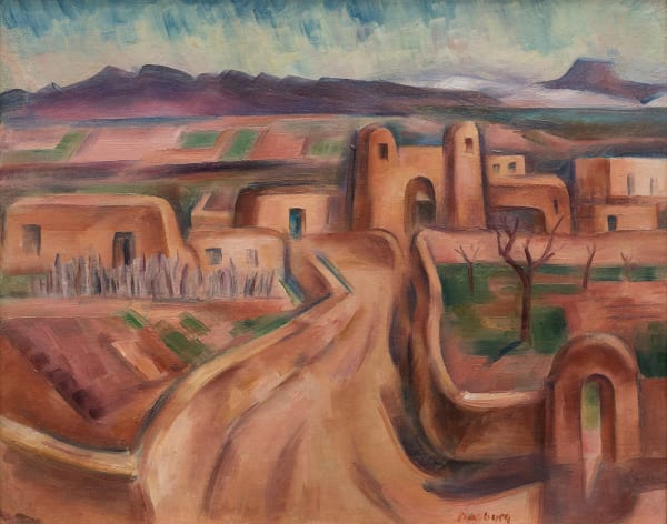 Andrew Michael Dasburg, Untitled (New Mexico Church, near Abiquiu), ca. 1922