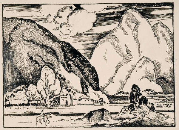 William Penhallow HENDERSON, Old Hacienda, New Mexico, circa 1937