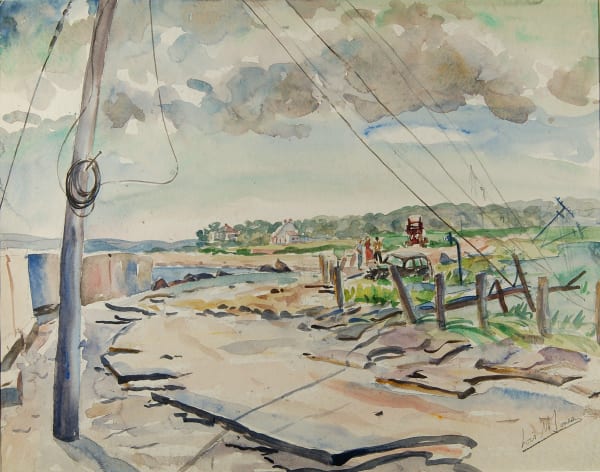 Lois Mailou Jones, Coastal Road (Martha's Vineyard), 1954