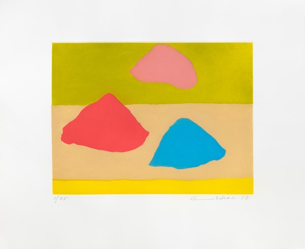 Etel Adnan, Islands, 2018