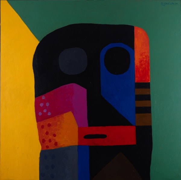 Dia al-Azzawi - Portrait from the past, 2024-25