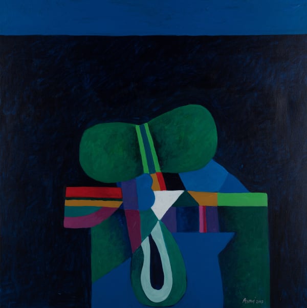 Dia al-Azzawi, Mysterious Shape, 2017