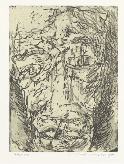 Marwan, Untitled (Face/Landscape), 1985