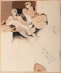 Dia al-Azzawi - Lovers, 1973