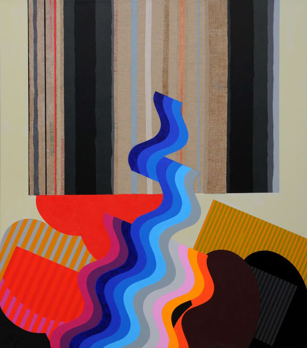 Mohamed Melehi, Untitled 8, 2011-2012