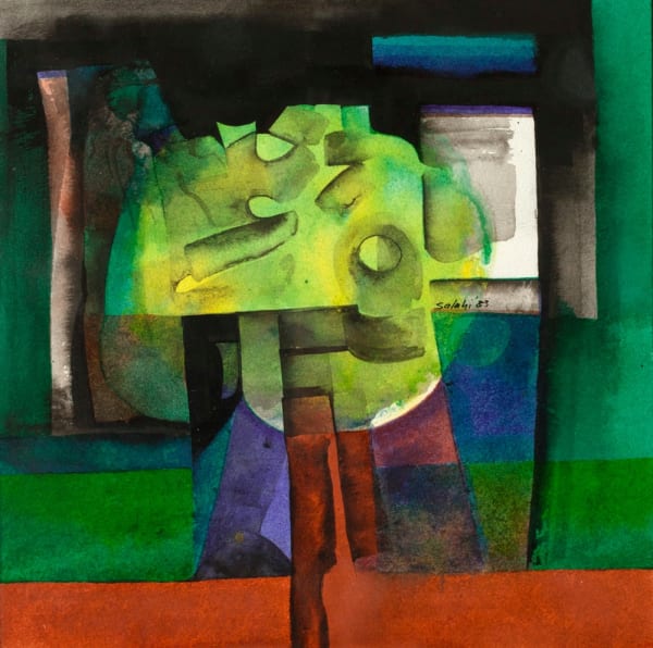 Ibrahim Salahi, Metallic Tree, 1983