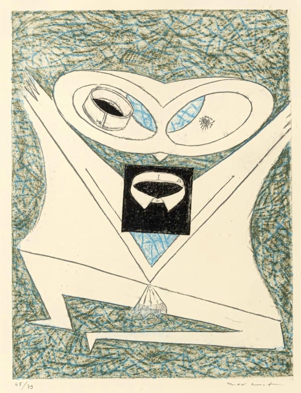 MAX ERNST, Zu: Pierre Hebey, festin (VIII), 1974