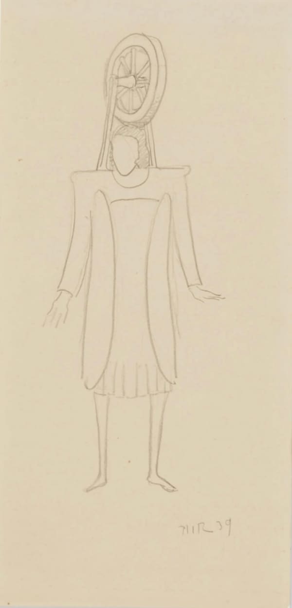 MAN RAY, Femme roue, 1939