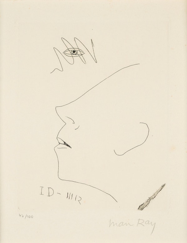 MAN RAY, Portrait d'Isidore Ducasse, 1961