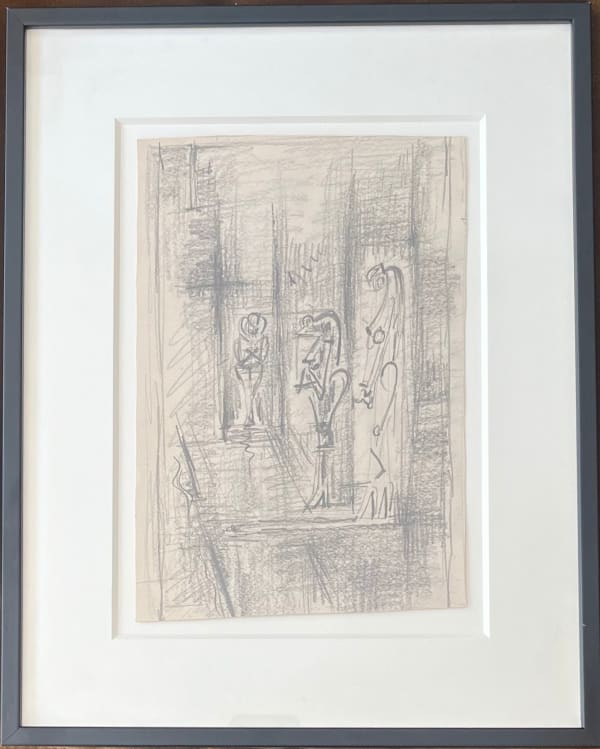 ANDRÉ MASSON, Féminaire de la rue Saint Denis, 1957