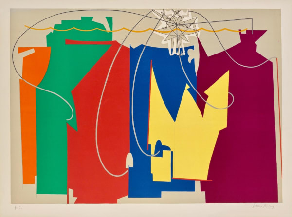 MAN RAY, The Rope Dancer Accompanies Herself with Her Shadows, 1972