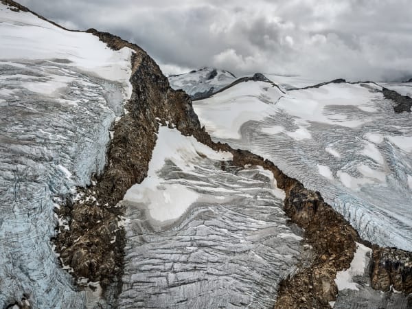 Coast Mountains #22, Glacier with Firn Snow, British Columbia, Canada, 2023
