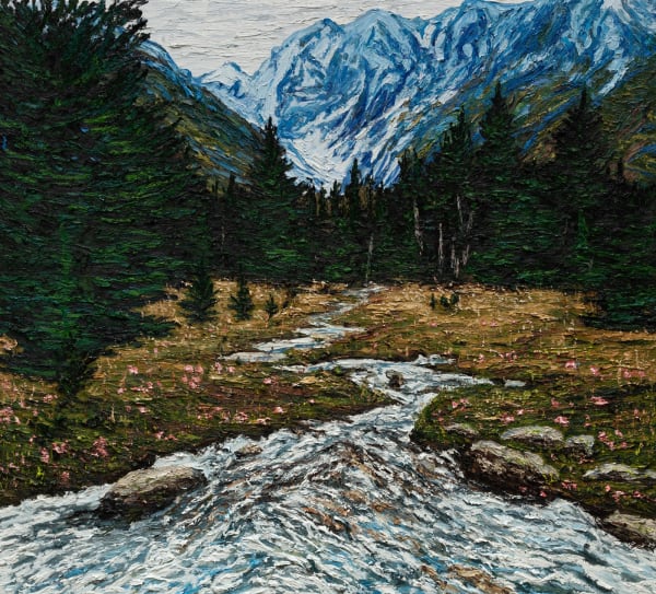 Matt Bahen, A Cascading Origin, 2023