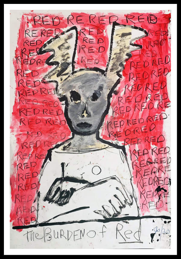 John Scott, The Burden of Red, 2020