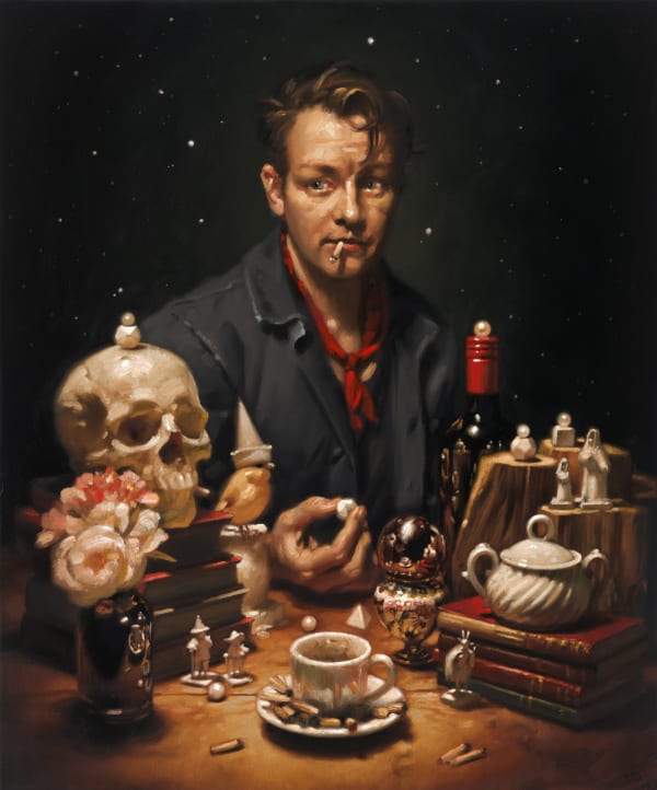 Stephen Appleby-Barr, Self Portrait with Solids, 2023
