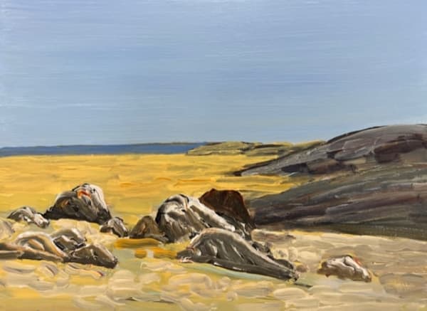 Greg Hardy, Rocks at Valley's Edge, 2022