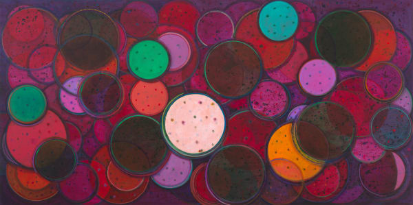 Time Machine (With Brown Circles), 2024