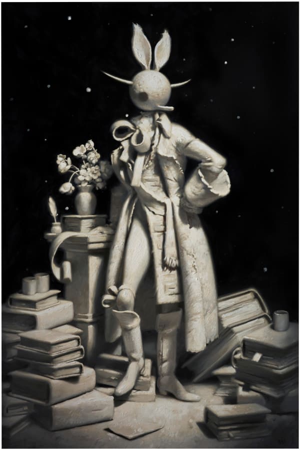 Stephen Appleby-Barr Agitator, 2023 oil on linen 70 3/4 x 47 1/4 in.