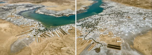 Salt Ponds #2 A & B, Near Fatik, Senegal, 2019
