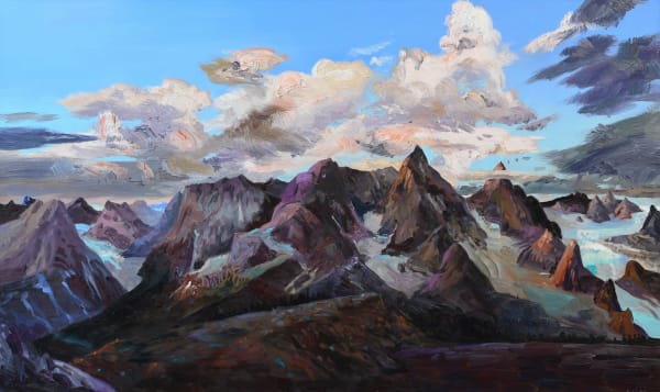 Early Morning Clouds over the Selkirk Mountains, 2024