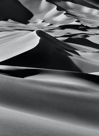 Sand Dunes between Albrg and Tin Merzouga, Tadrart, South of Djanet, Algeria, January and February, 2009