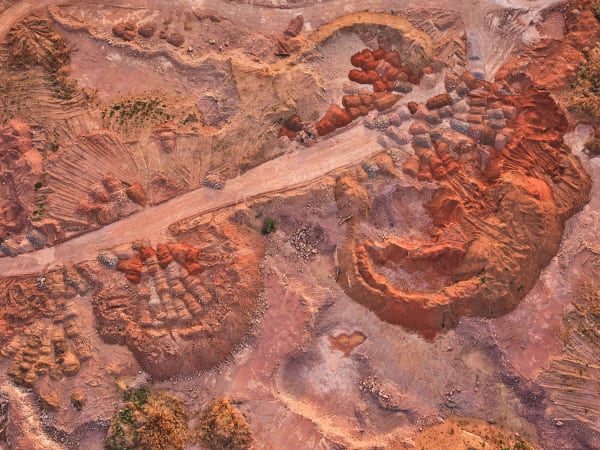 Copper Ore Yards #2, Kamoa Kakula, Democratic Republic of Congo, 2024