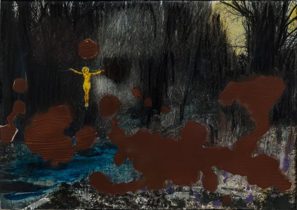Self - portrait With Yellow Jesus of Brooklyn