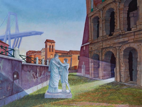 Eolo Paul Bottaro, A bridge to no place 'Rome', 2024