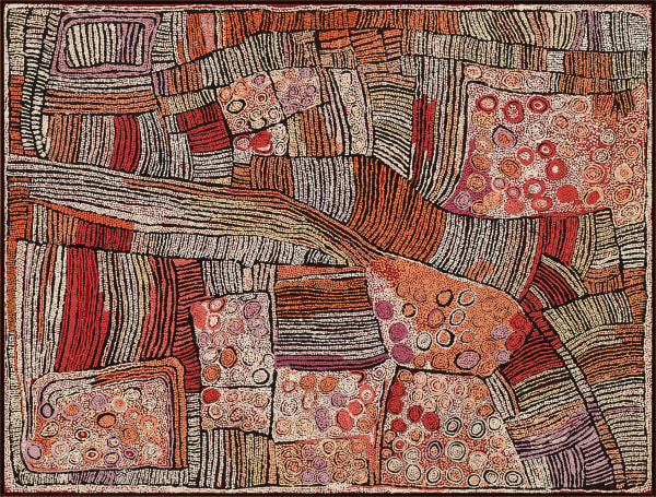 Untitled, from the Marrapinti series, 2009 Naata Nungurrayi Synthetic polymer paint on linen 182.5 x 244.5 cm
