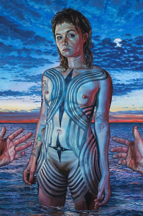 She is both dreamer and dream (self portrait as Aphrodite with trust issues)’