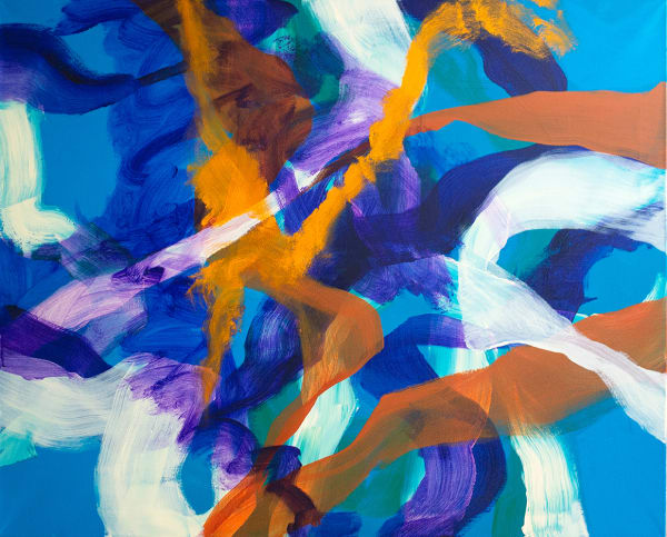 Anthony White Manifestation, 2023 Synthetic polymer paint on linen 150cm x 120cm