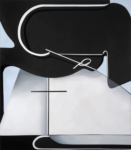 Marie Hagerty Ideogram, 2023 Acrylic and oil on canvas 157 x 137 cm
