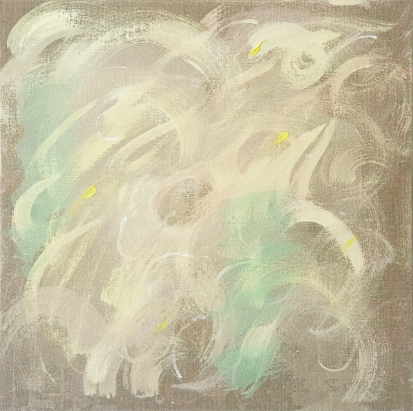 Carissa Karamarko The Burning Song, 2024 Synthetic polymer paint on linen 50 x 50 cm