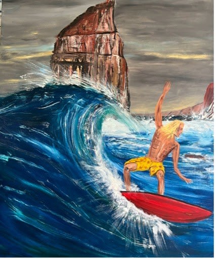 Catch a wave at the edge of the world