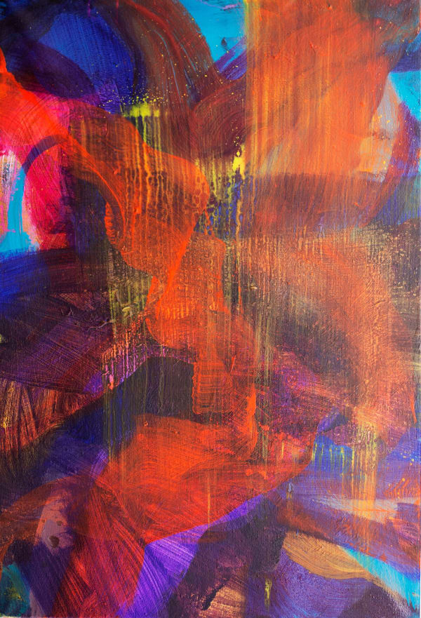 Anthony White Vox Populi, 2023 Synthetic polymer paint on linen 91cm x 61.5cm