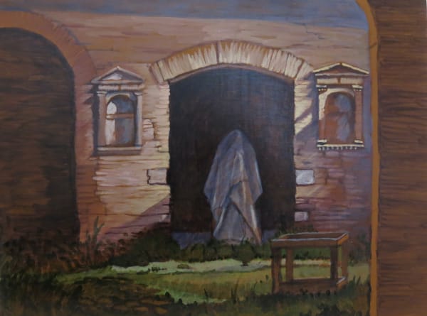 Eolo Paul Bottaro, Study for Crossing the River Styx, 2024