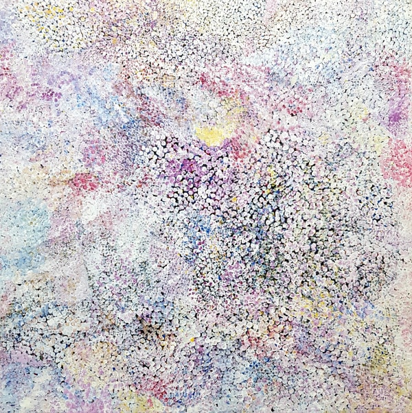 Kathleen Ngale Untitled 08D13, from Arnwekety (Bush Plum Dreaming) Series, 2008 Acrylic on linen 120 x 120 cm
