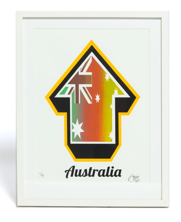 Above Australia, 2012 print 47 x 36 cm #1/9