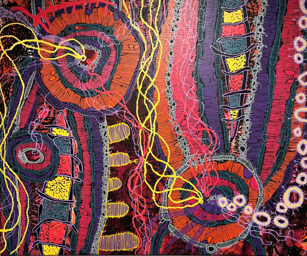 Jackie Wirramanda, Walking on Country #16, 2024